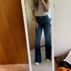 Altar’d State Flare Distressed Jeans